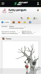 Mobile Screenshot of funky-penguin.deviantart.com