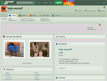 Tablet Screenshot of help-yourself.deviantart.com