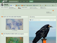Tablet Screenshot of daicelf.deviantart.com