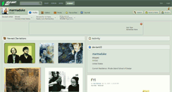 Desktop Screenshot of marmaduke.deviantart.com