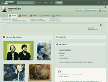 Tablet Screenshot of marmaduke.deviantart.com