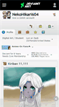 Mobile Screenshot of nekohikari604.deviantart.com
