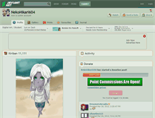 Tablet Screenshot of nekohikari604.deviantart.com