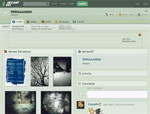 Tablet Screenshot of nnnaaammm.deviantart.com