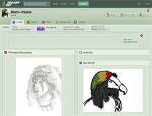 Tablet Screenshot of been--insane.deviantart.com