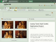 Tablet Screenshot of ivellios1988.deviantart.com