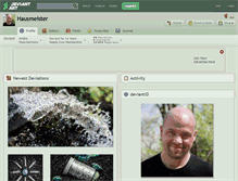 Tablet Screenshot of hausmeister.deviantart.com