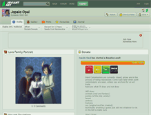 Tablet Screenshot of jopale-opal.deviantart.com