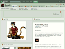 Tablet Screenshot of noeru20.deviantart.com