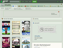 Tablet Screenshot of mfcoelho.deviantart.com