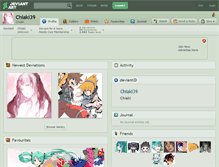 Tablet Screenshot of chiaki39.deviantart.com