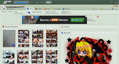 Desktop Screenshot of metalshadowx2777.deviantart.com