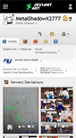 Mobile Screenshot of metalshadowx2777.deviantart.com