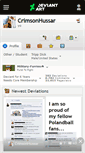Mobile Screenshot of crimsonhussar.deviantart.com