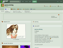 Tablet Screenshot of panna-ekolog.deviantart.com