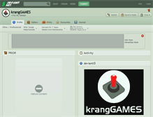 Tablet Screenshot of kranggames.deviantart.com