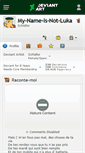 Mobile Screenshot of my-name-is-not-luka.deviantart.com