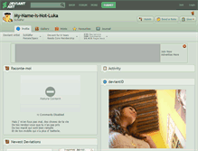 Tablet Screenshot of my-name-is-not-luka.deviantart.com