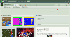 Desktop Screenshot of blaze-n-amy.deviantart.com