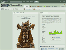 Tablet Screenshot of dw-championship.deviantart.com