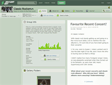 Tablet Screenshot of classic-rockers.deviantart.com