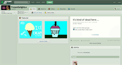 Desktop Screenshot of frozendelights.deviantart.com