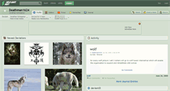 Desktop Screenshot of deathman1624.deviantart.com