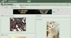 Desktop Screenshot of black-hydrangea.deviantart.com