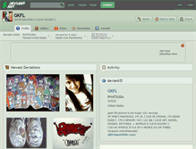 Tablet Screenshot of gkfl.deviantart.com