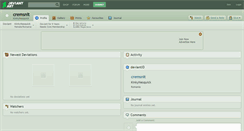 Desktop Screenshot of cremsnit.deviantart.com
