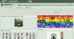 Desktop Screenshot of brackenhawk.deviantart.com