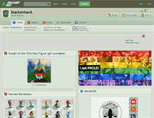 Tablet Screenshot of brackenhawk.deviantart.com