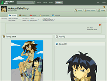 Tablet Screenshot of mokuba-kaibacorp.deviantart.com