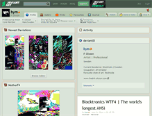 Tablet Screenshot of bym.deviantart.com