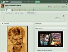 Tablet Screenshot of meibu-meadhbh-maeve.deviantart.com