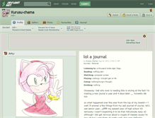Tablet Screenshot of kurusu-chama.deviantart.com
