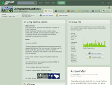 Tablet Screenshot of livingmachineaddicts.deviantart.com