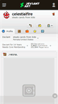 Mobile Screenshot of celestialfire.deviantart.com