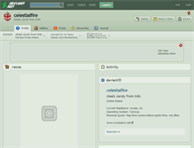 Tablet Screenshot of celestialfire.deviantart.com