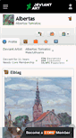 Mobile Screenshot of albertas.deviantart.com