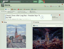 Tablet Screenshot of albertas.deviantart.com