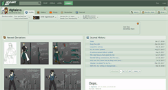 Desktop Screenshot of digitaleva.deviantart.com