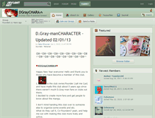 Tablet Screenshot of dgraychara.deviantart.com