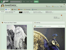 Tablet Screenshot of houseofchabrier.deviantart.com