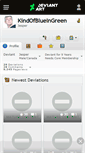 Mobile Screenshot of kindofblueingreen.deviantart.com