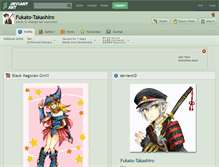 Tablet Screenshot of fukato-takashiro.deviantart.com