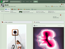 Tablet Screenshot of nejix.deviantart.com