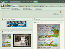 Tablet Screenshot of pawkeye.deviantart.com