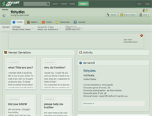 Tablet Screenshot of fishydies.deviantart.com