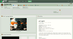 Desktop Screenshot of crymson-nite.deviantart.com